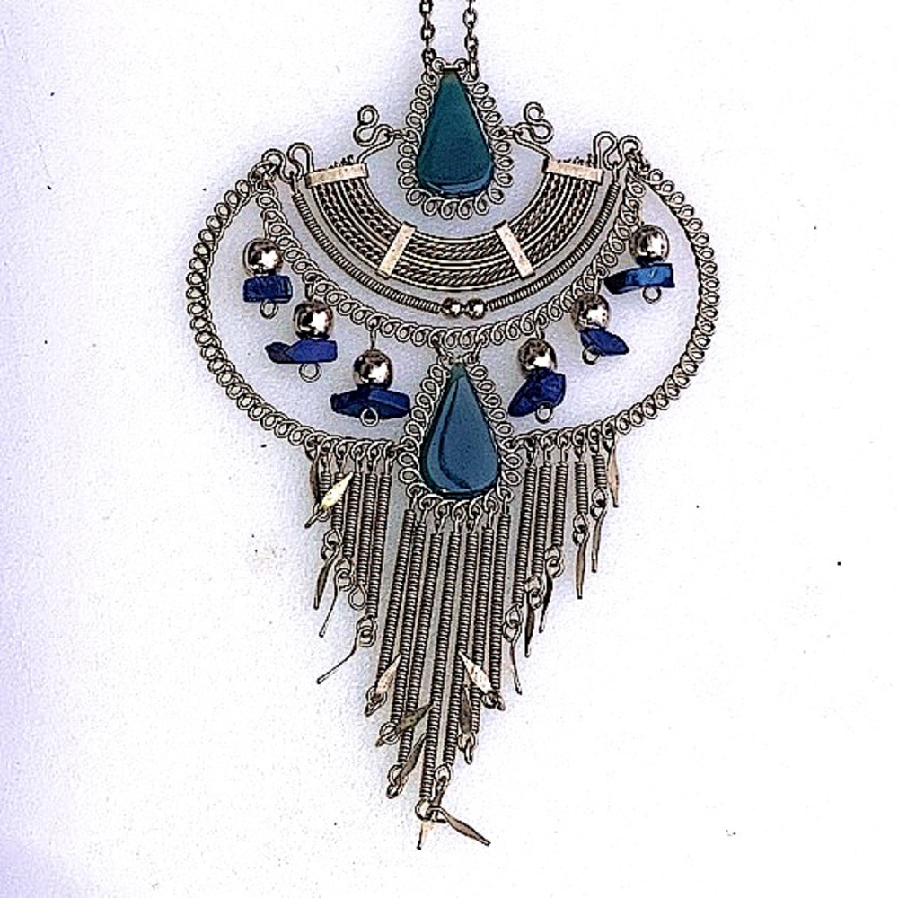 Beautiful Peruvian Style Chandelier Necklace!!